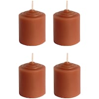 Picture of PIC Handford Southern Pecan Scented Votive Candle, PNC808607, 1.5x2inch, Brown, Pack of 4