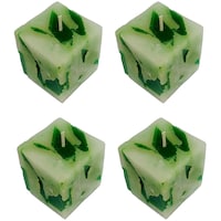 Picture of PIC Handmade Forest Scented Green Chunk Cube Candle, PNC808621, 2x2 inch, Pack of 4