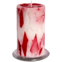 Picture of PIC Handford Fresh Cut Rose Scented Designer Candle, PNC808579, 2.75x5inch, Red