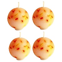 Picture of PIC Handford Sandalwood Amber Scented Chunk Ball Candle, PNC808600, Pack of 4