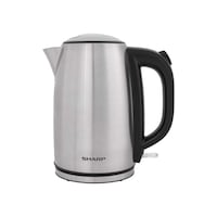Sharp 3000W Brushed Stainless Steel Electric Kettle, 1.7L