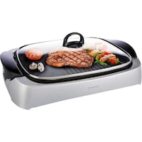 Kenwood 2000W Family Sized Grill with Glass Lid, HG266