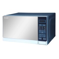 Picture of Sharp Digital 6 Auto Cooking Menu Solo Microwave, 20L, Silver