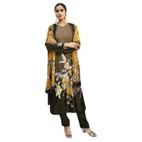 Khushi Lifestyle Semi Stitched Velvet Suit Set With Dupatta, AS9166, Multicolor, Set of 3