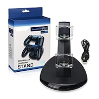 TMG PS4 Pro/PS4 Slim Dual USB Charging Dock Station Stand, Black