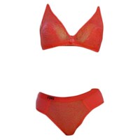 Picture of FIMS Women's Cotton Full Coverage Non-Padded Bra and Panty Set, NKR34184, Pack of 3