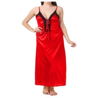 FIMS Women's Nightwear Lingerie, Freesize, Red
