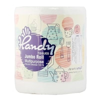 Picture of Handy 58M 2 Ply Jumbo Roll, 256 Sheets - Pack of 6 Pcs