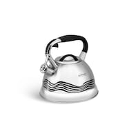 Edenberg Stainless Steel Kettle with Nylon Handle, Silver, 3L