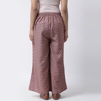 Hangup Women's Rayon Printed Casual Mid-Rise Pants, BGNA935082