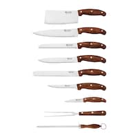Picture of Edenberg Kitchen Knife Set with Leather Pouch, Set of 9