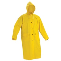 Outflank Waterproof PVC Raincoat, Yellow