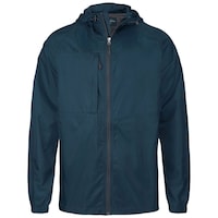 Outflank Men's Solid High Coast Shade Jacket, OTF0733645, Dark Blue