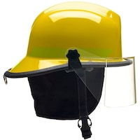 Bullard Premium Fire Fighting Helmet, Yellow