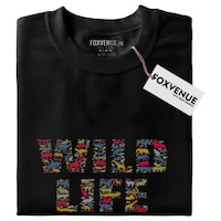 Foxvenue Women's Wild Life Printed T-shirt, FXV0936014