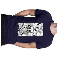 Foxvenue Men's Marshmellow Printed T-shirt, FXV0935621