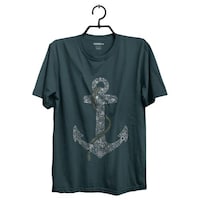 Picture of Foxvenue Unisex Anchor Printed Regular T-shirt, FXV0935625