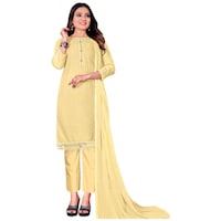 Picture of Saranya Unstitched Embellished Salwar Suit Set, ALS9873, Set of 3
