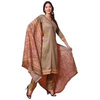 Saranya Unstitched Printed Salwar Suit Set, ALS9875, Set of 3