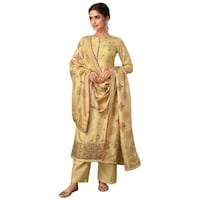 Picture of Saranya Unstitched Printed Salwar Suit Set, ALS9879, Set of 3