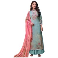 Picture of Saranya Unstitched Embroidery Salwar Suit Set, ALS9892, Set of 3