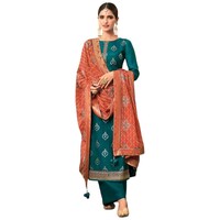 Picture of Stylee Lifestyle Unstitched Embroidery Salwar Suit Set, ALS9890, Set of 3