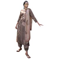 Picture of Saranya Unstitched Printed Salwar Suit Set, ALS9894, Set of 3