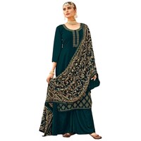 Picture of Saranya Unstitched Embroidery Salwar Suit Set, ALS9904, Set of 3