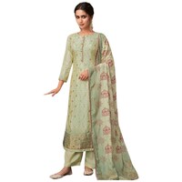 Picture of Saranya Unstitched Embroidery Salwar Suit Set, ALS9913, Set of 3