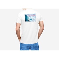 Picture of Jack Wear Summer Cotton Printed T-Shirt, White