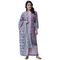 Hang Up Readymade Rayon Suit Set with Dupatta, ALLS091530, Multicolor, XL, Set of 3