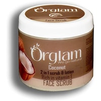 Orglam 2 in 1 Rich in Vitamin E Coconut Face Scrub - 200ml