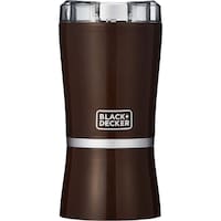 Black & Decker Plastic Coffee Grinder with SS Cup, 150W, Black