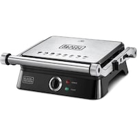 Black & Decker Contact Grill With Flat Plate, 1400W, Black