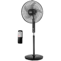 Black & Decker Floor Standing Fan with Remote, 16", Black