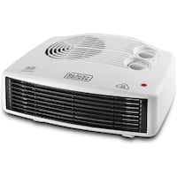 Black & Decker Horizontal Fan Heater, 2400W, 220-240V, 50-60Hz, White