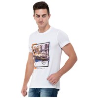 Sprandi Men’s Cotton Quote Printed T-Shirt, STYLHNT720972, White