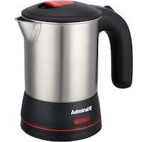 Picture of Admiral Stainless Steel Electric Kettle, 800W, 0.5L, Black & Silver