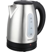 Picture of Admiral Stainless Steel Electric Kettle, 2200W, 1.7L, Black & Silver