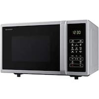 Sharp Digital Solo Microwave, Silver, 25L - R/25Ct/S