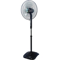 Sharp Pedestal Free Standing Fan, 50W - Dark Grey