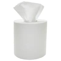 Plain Maxi Embossed 2-Ply Perforated Tissue Roll, 1.2Kg, White, Pack of 6