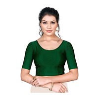 Picture of Mehrang Women's Embroidered Half Sleeves Blouse, MHE0936758