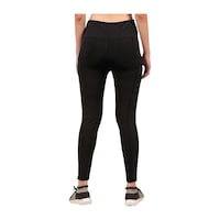 Mehrang Women's Solid Skinny Fit Yoga Pants, MHE0936825
