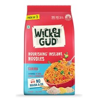 WickedGud Instant Noodles, Curry, 201g