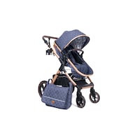 Picture of Belecoo One Fold to Half 2-In-1 Luxury Pram