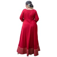 Damyantii Women's Gota Detailing Dress, DMY0933432