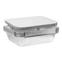 Picture of Khaleej Pack Disposable Aluminium Food Container with Lid, Carton of 1000