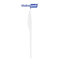 Picture of Khaleej Pack Disposable Table Knife, White, Carton of 2000