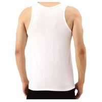 Picture of Men's A Heart Printed Sleeveless Vest, MFB0937110, White